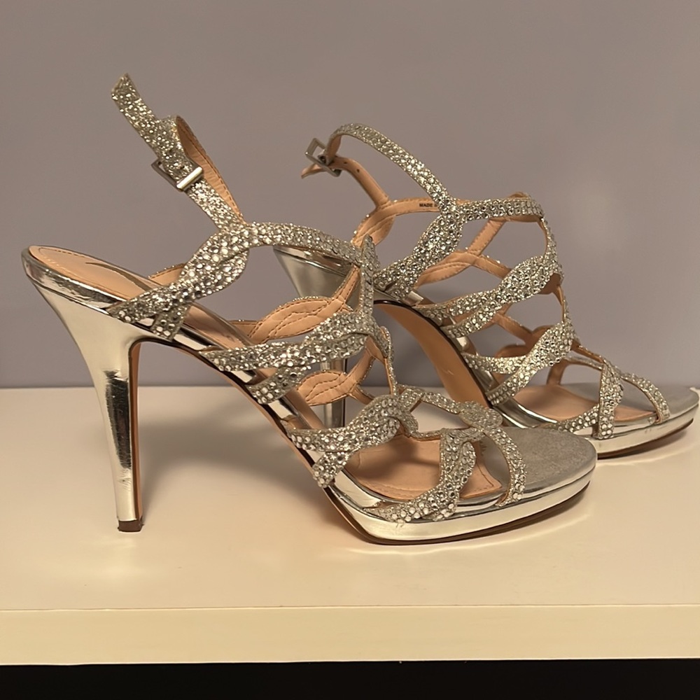 Nina silver heels